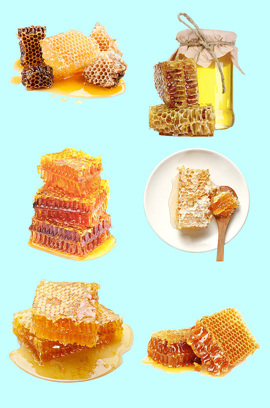 美味甜品蜂蜜素材