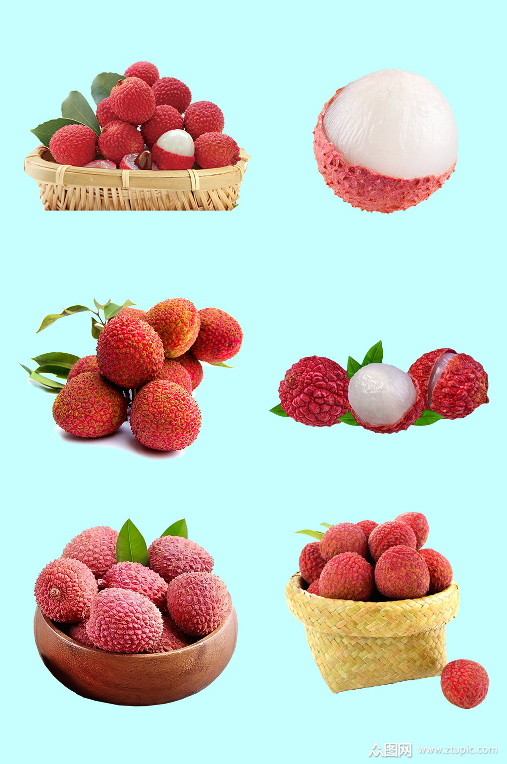 荔枝水果免扣素材