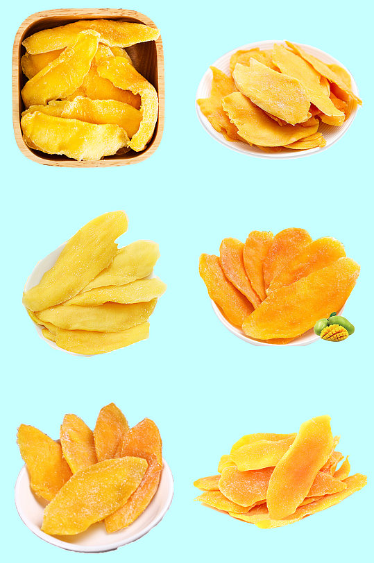 芒果美味芒果干素材