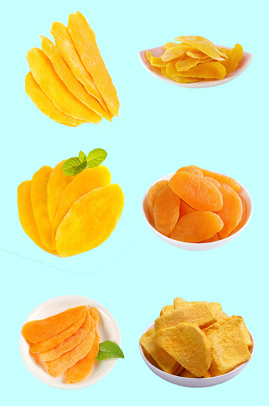 芒果美味芒果干素材