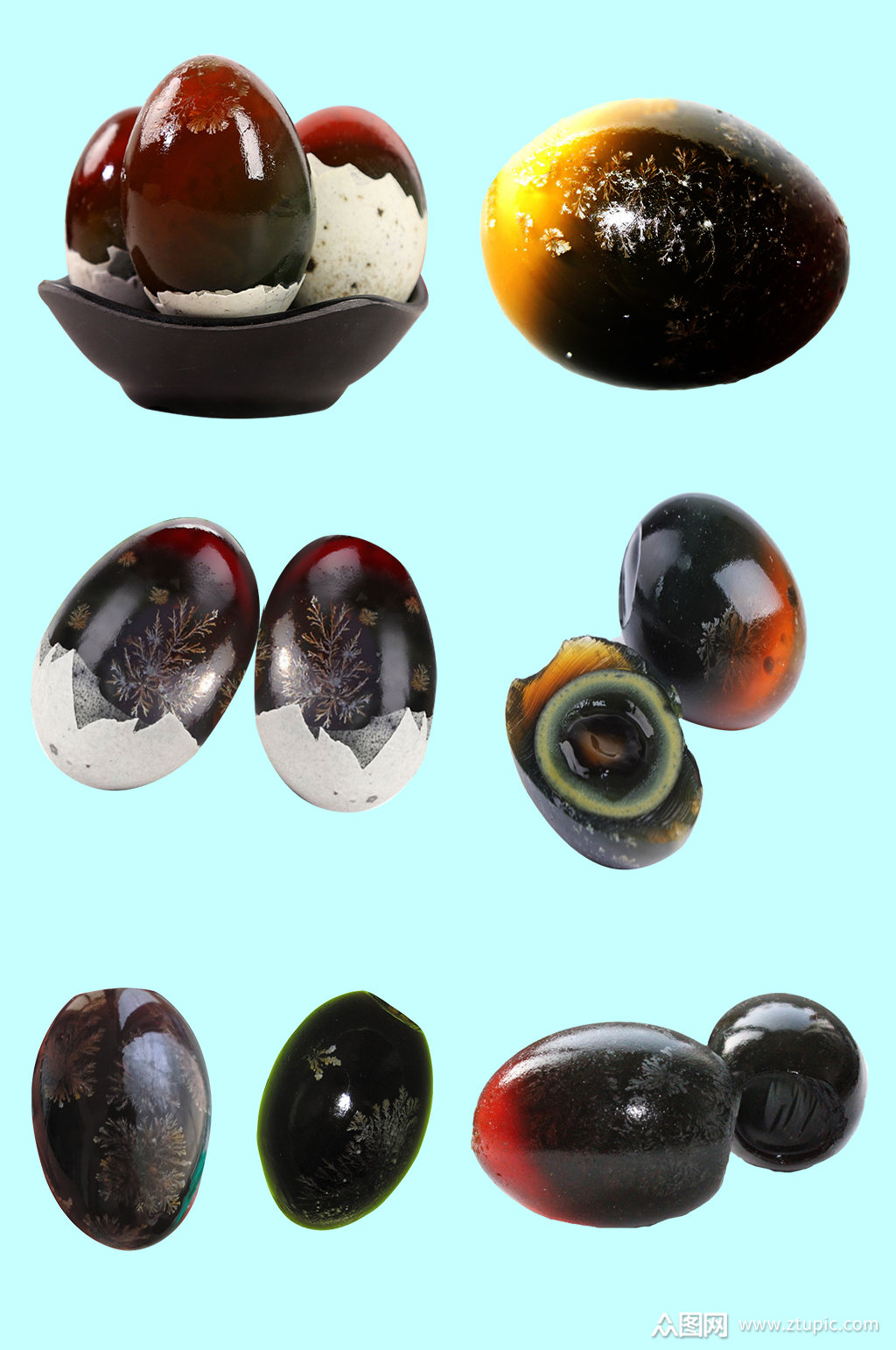 传统美食皮蛋松花蛋