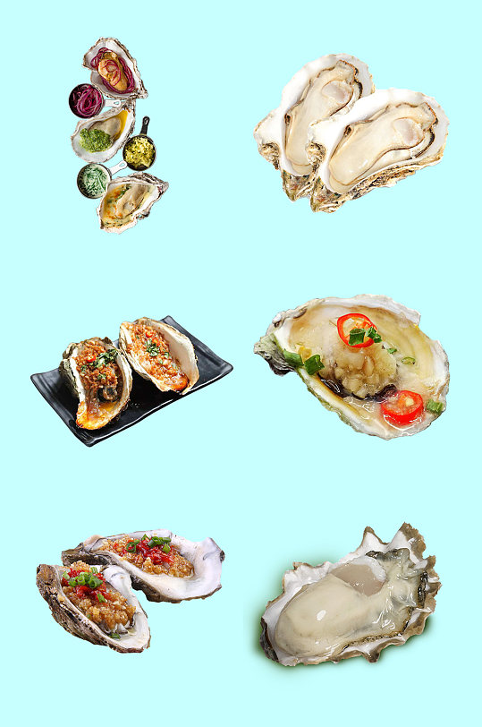 生蚝牡蛎美食烧烤