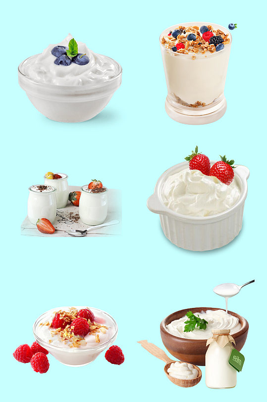 美味酸奶免扣素材-众图网