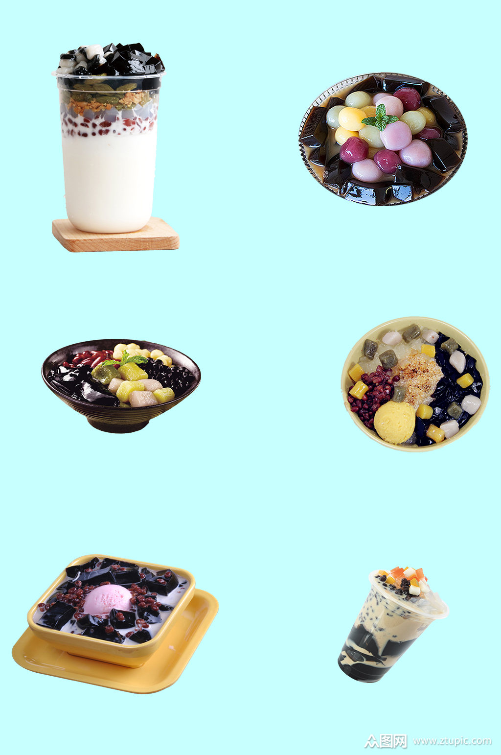 美味烧仙草图片素材