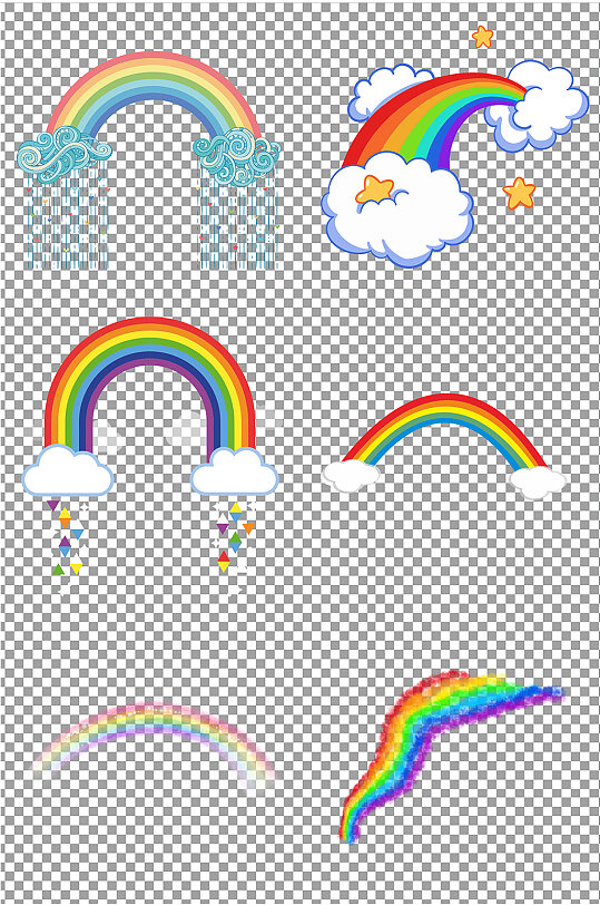 七色彩虹图片 七色彩虹素材下载 众图网