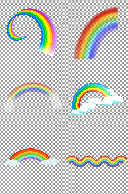 七色彩虹图片 七色彩虹素材下载 众图网
