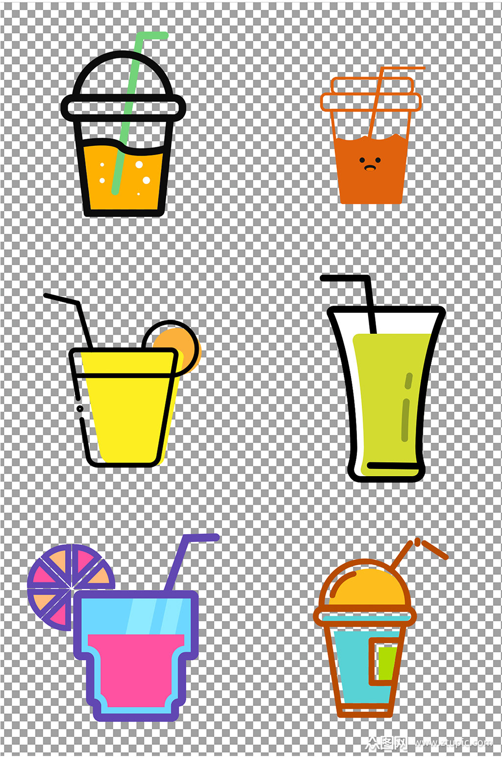 矢量果汁图片素材
