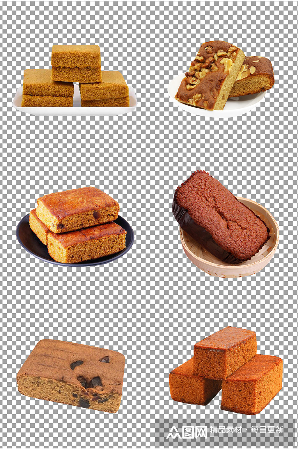 蜂蜜红枣糕甜品元素