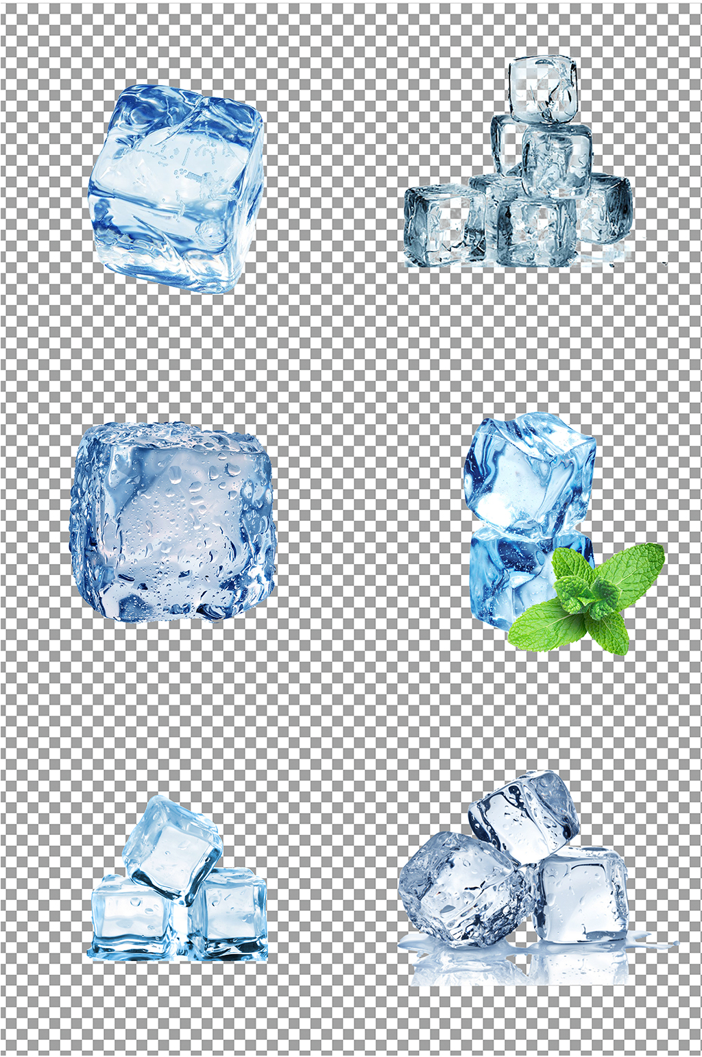 冰块透明免抠图图片