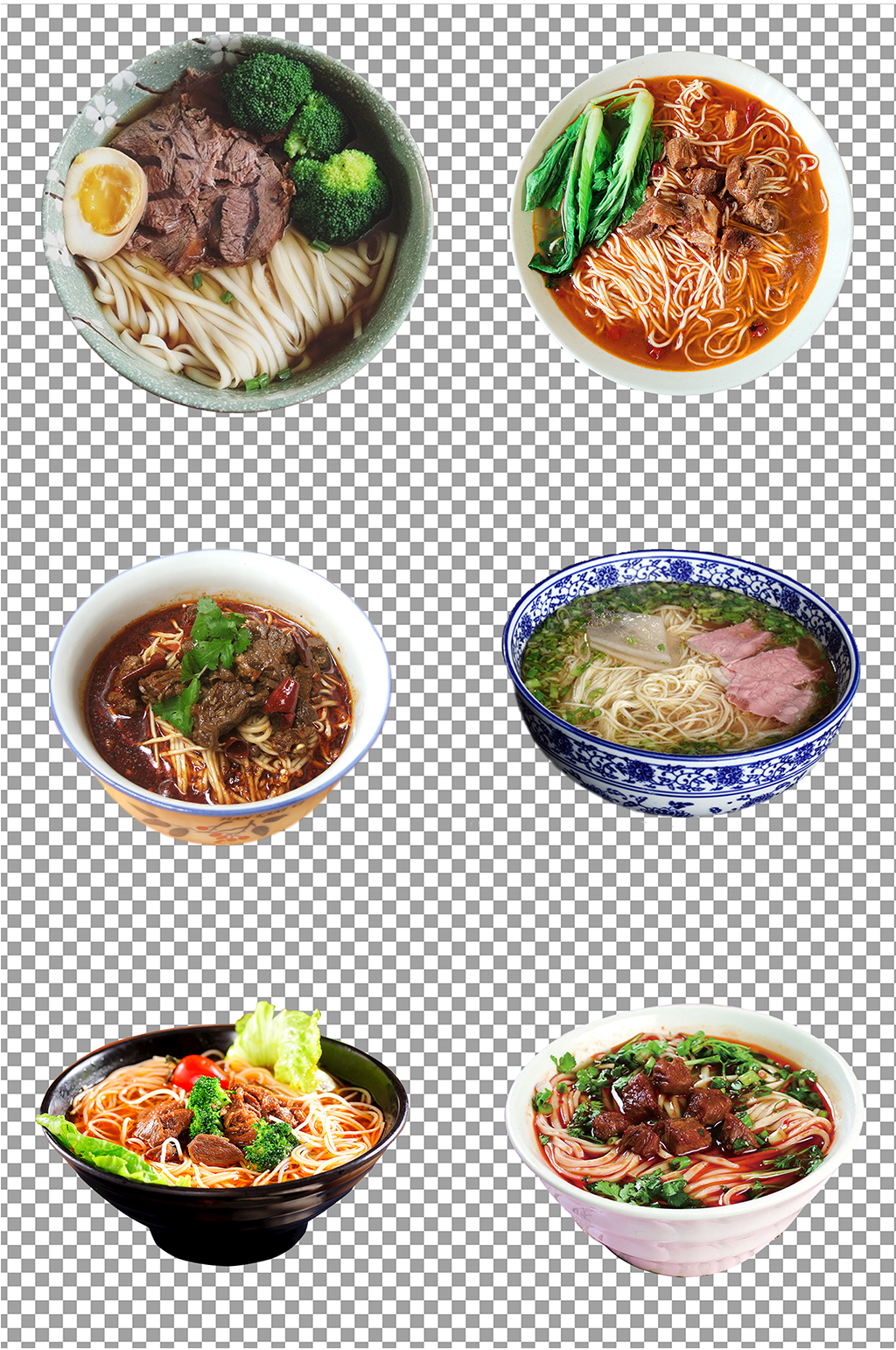 原汁原味手工牛肉面素材