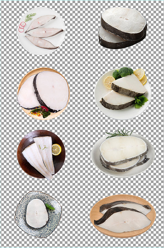 鳕鱼块图片免扣素材