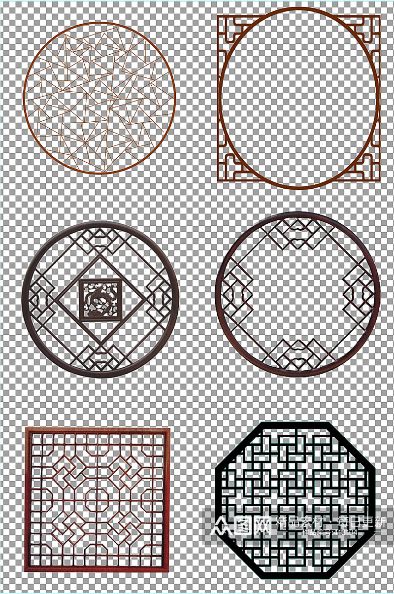 古典雕花窗户素材素材