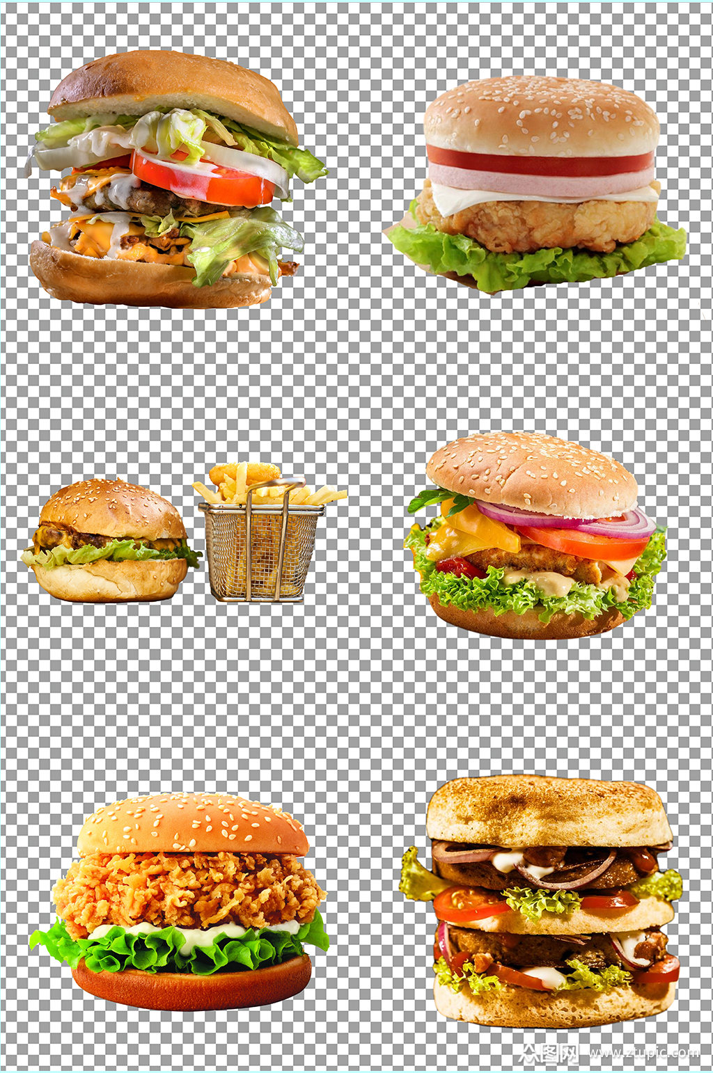 汉堡图片免扣素材