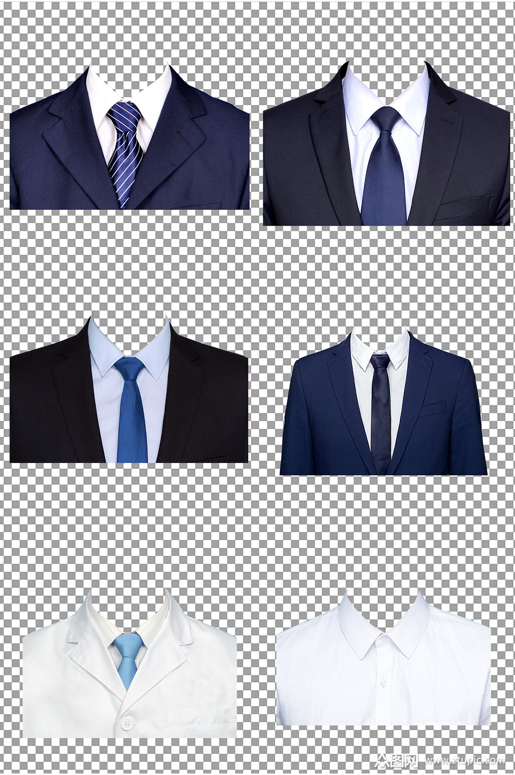 证件照西装免扣素材素材免费下载,本作品是由紫妍上传的原创免抠元素