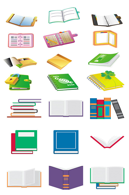 课本书本免扣素材