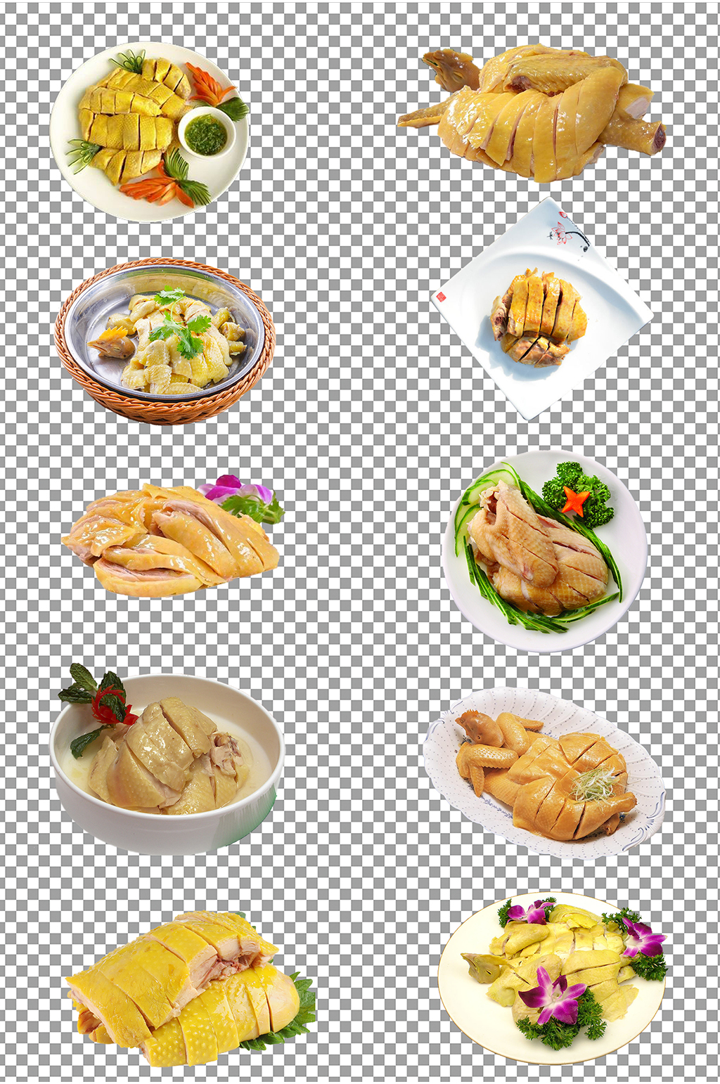 白切鸡美食免扣素材素材