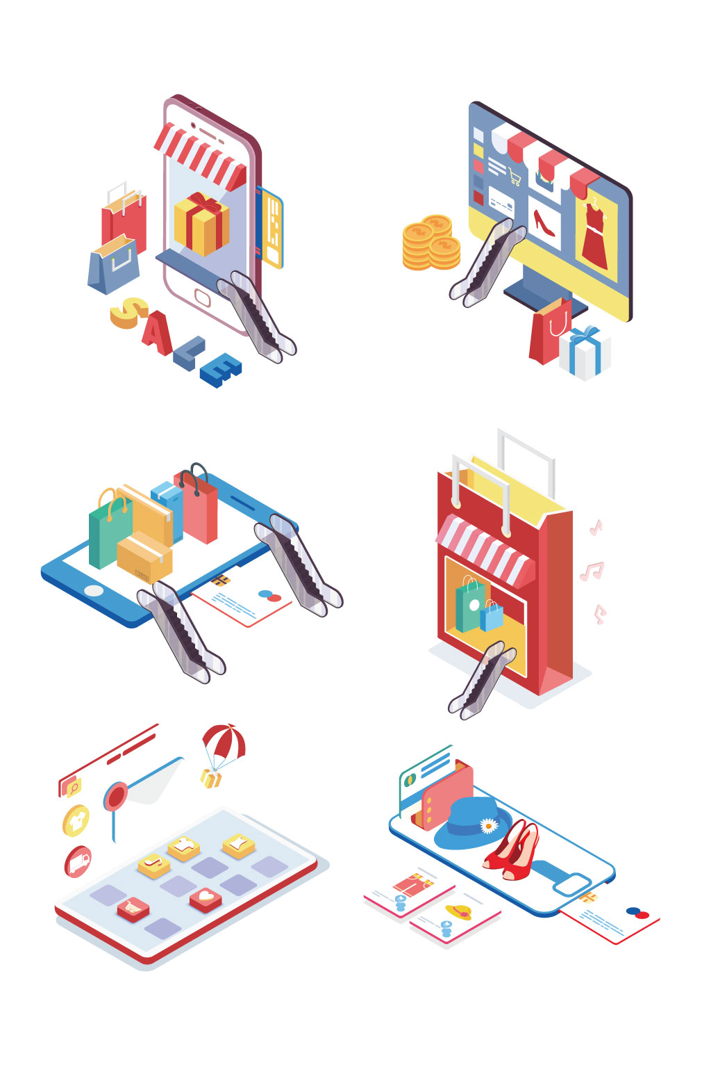 购物卡通标识素材模板下载 编号 众图网