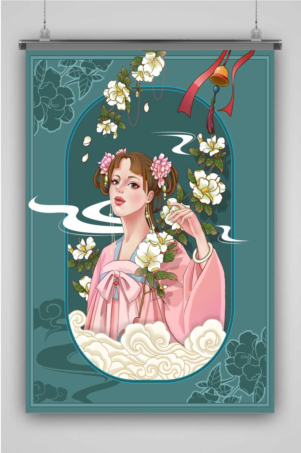 创意卡通人物插画海报素材