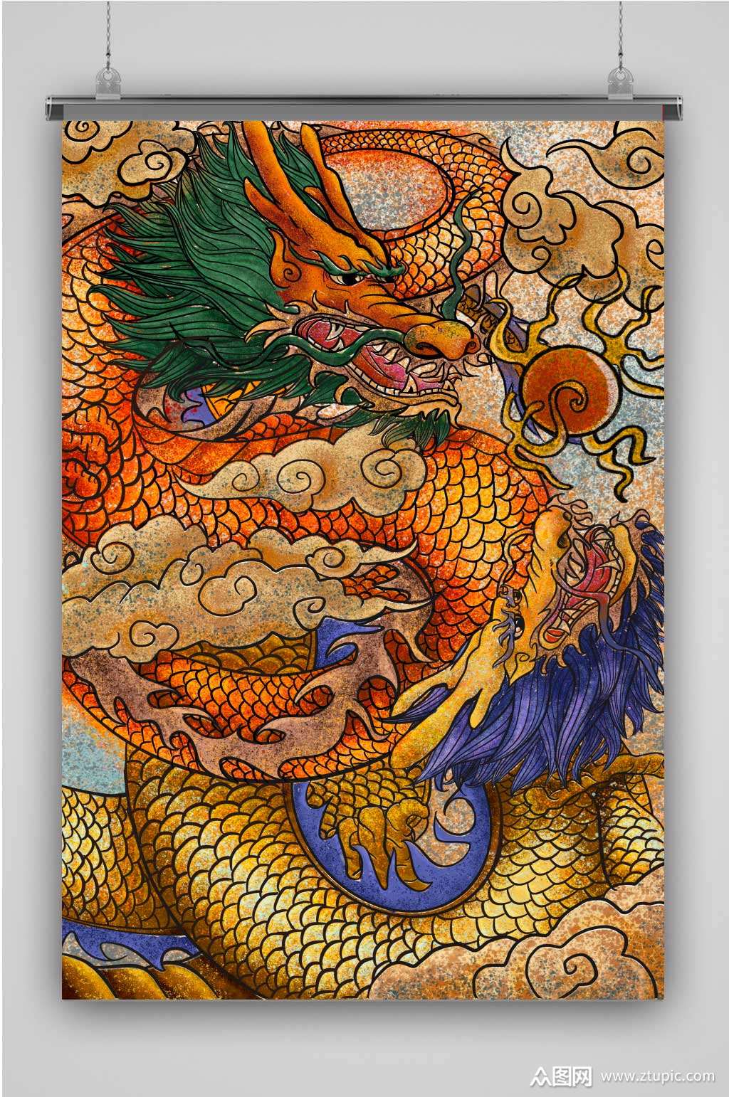 二龙戏珠龙的盛宴