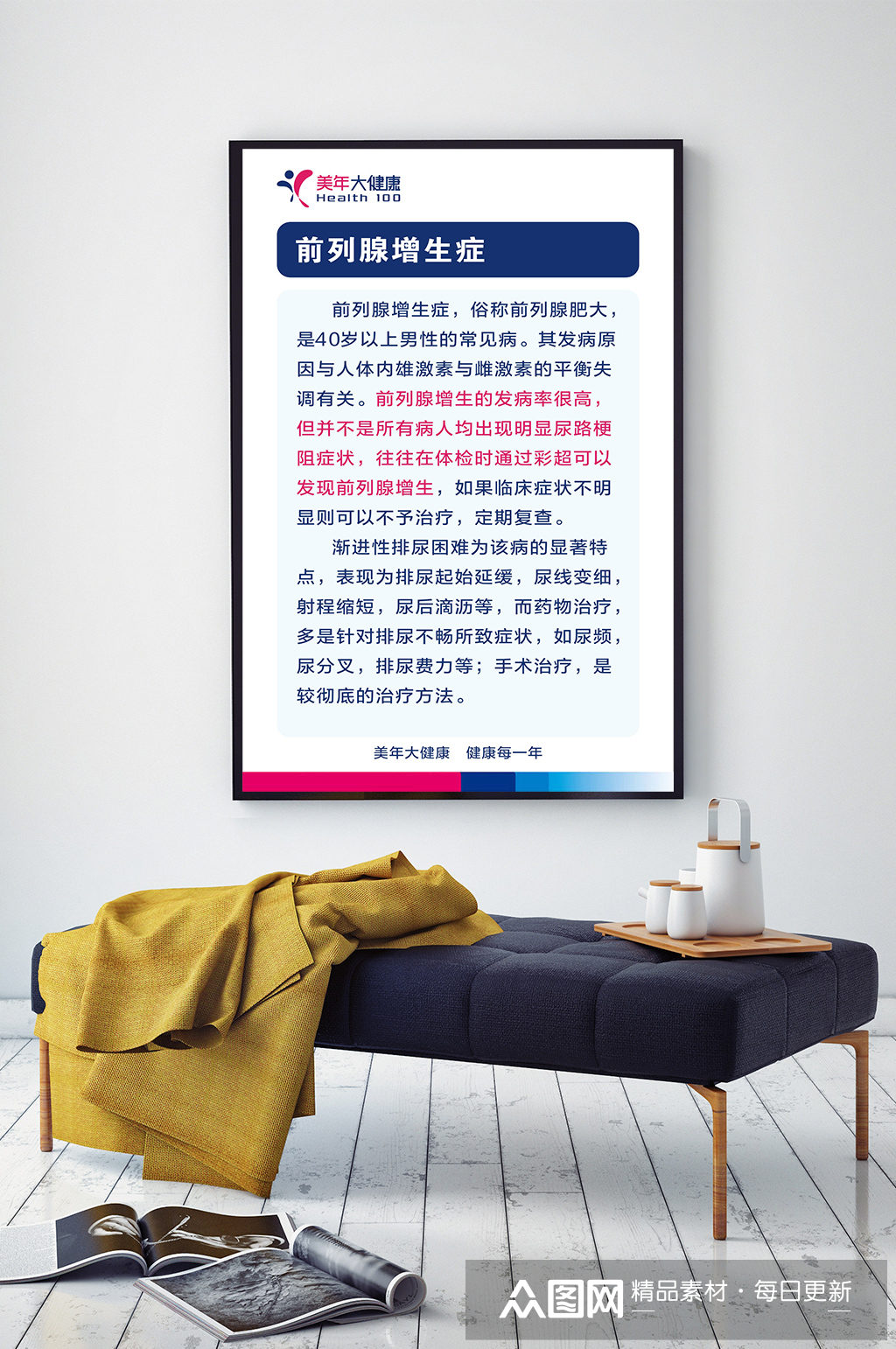 医院展板前列腺增生症