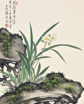 国画兰花一枝不要兰花花朵只需要兰花素材下载-众图网