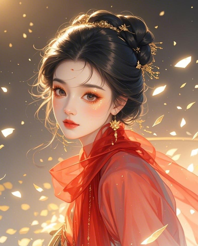 背景透明柔焦华丽光影淡金色色调高素材