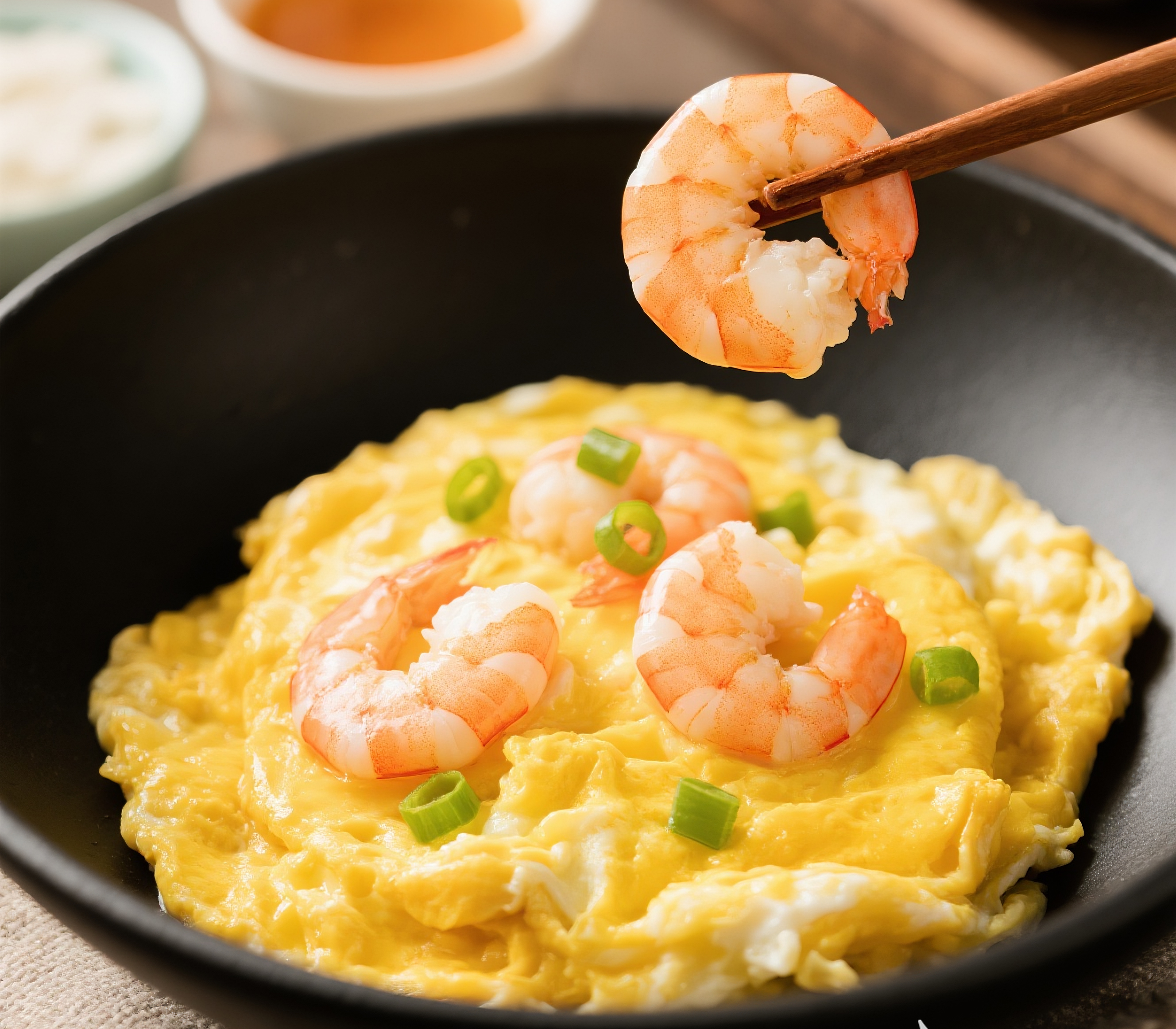 虾仁鸡蛋美食图片素材素材