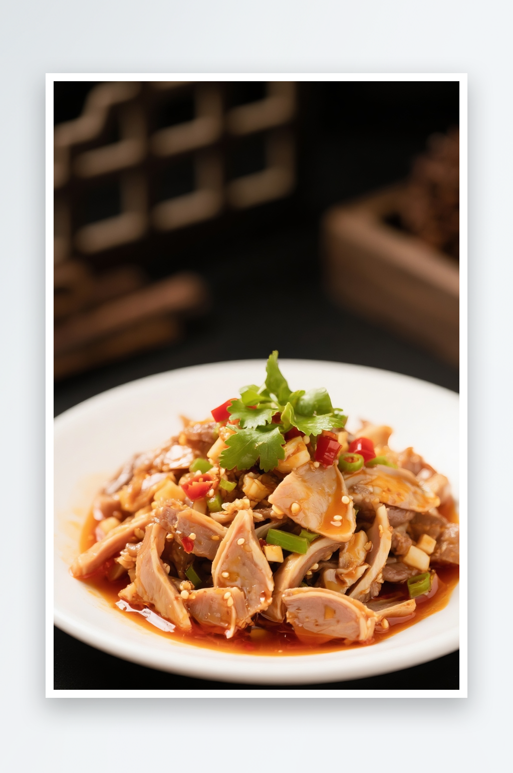 凉拌鸡胗美食图片素材素材