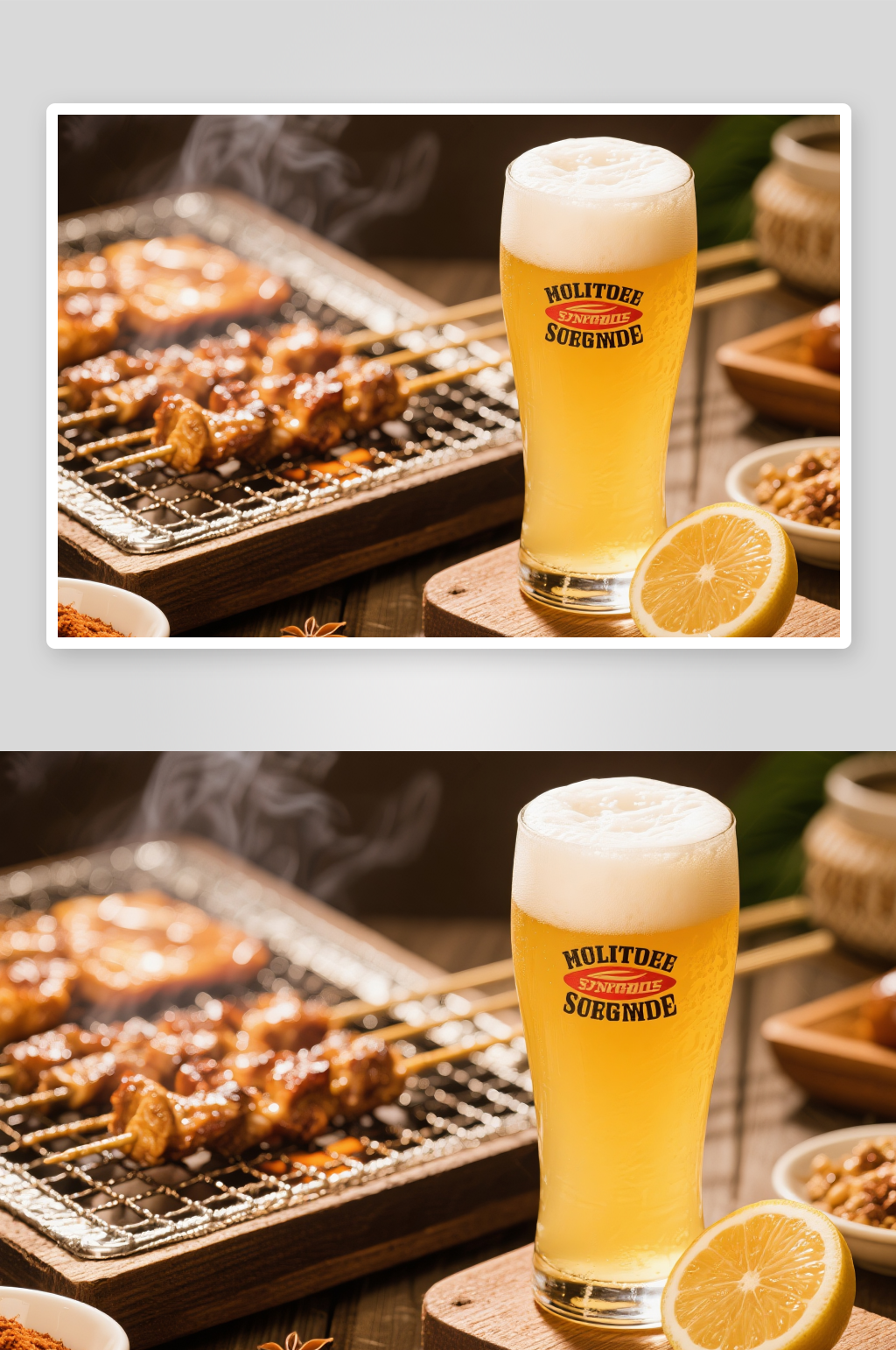 烧烤加啤酒图片素材素材