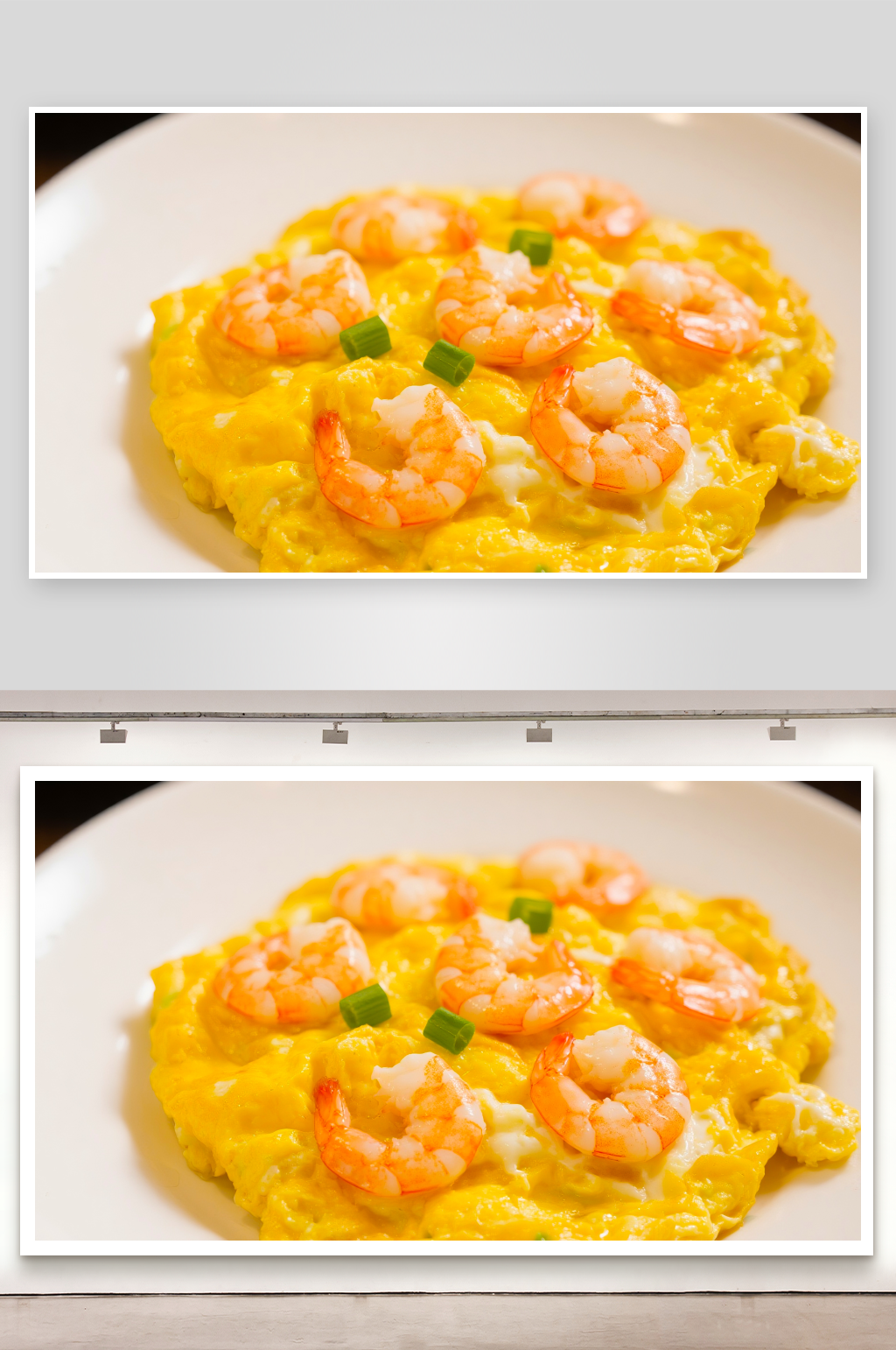 虾仁鸡蛋美食图片素材
