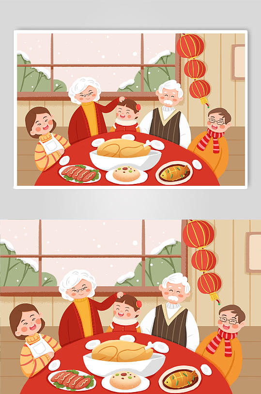 除夕团圆图片-除夕团圆素材下载-众图网
