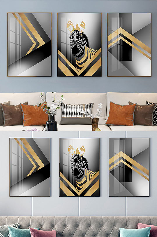 骏马一马当先马到成功装饰画-众图网