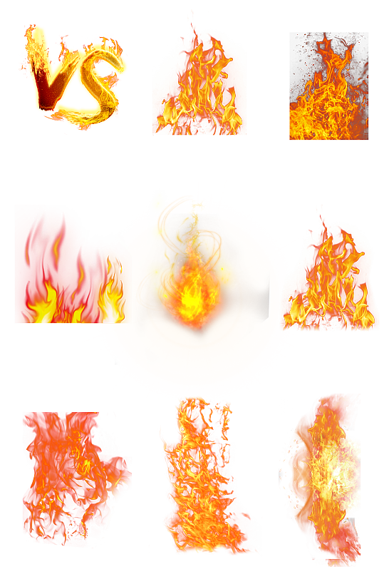 火花火苗火png酷炫vs