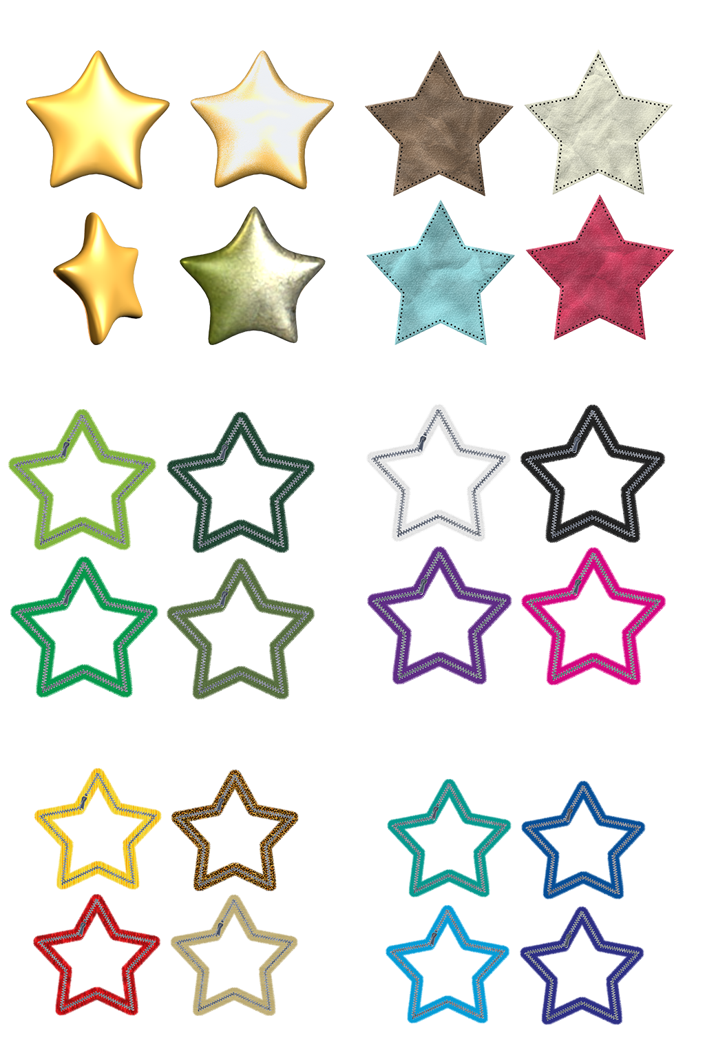 星星双十一促销氛围漂浮免扣png素材