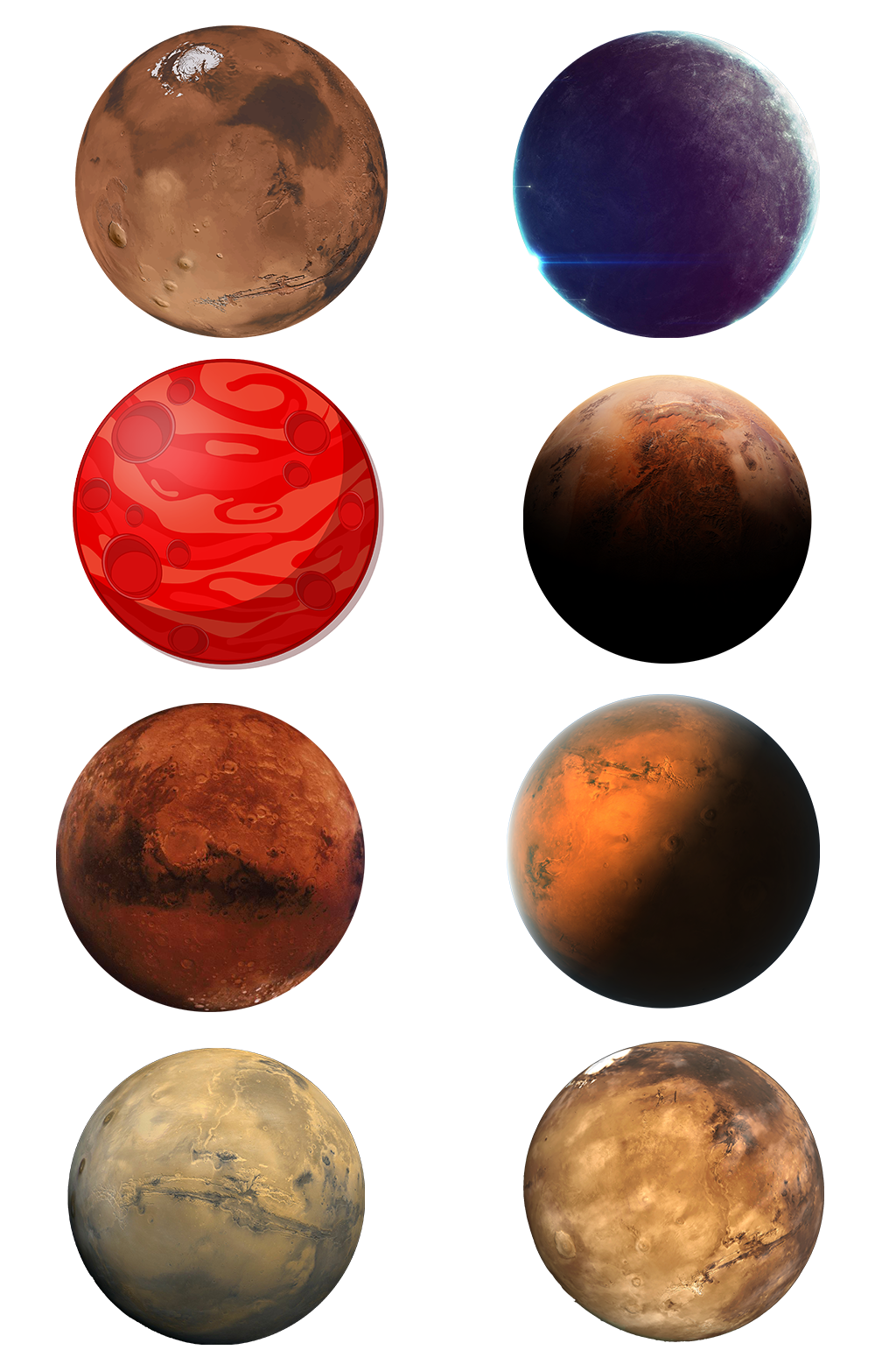 地球星球木星圆球高清免扣png小元素素材