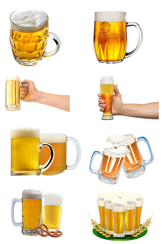 手拿啤酒高清免扣啤酒飲料聚會(huì)png