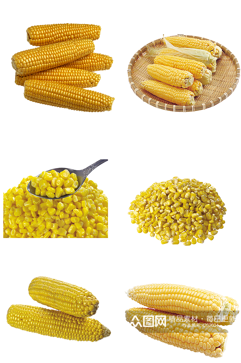 玉米粒营养早餐玉米粗粮免扣png素材