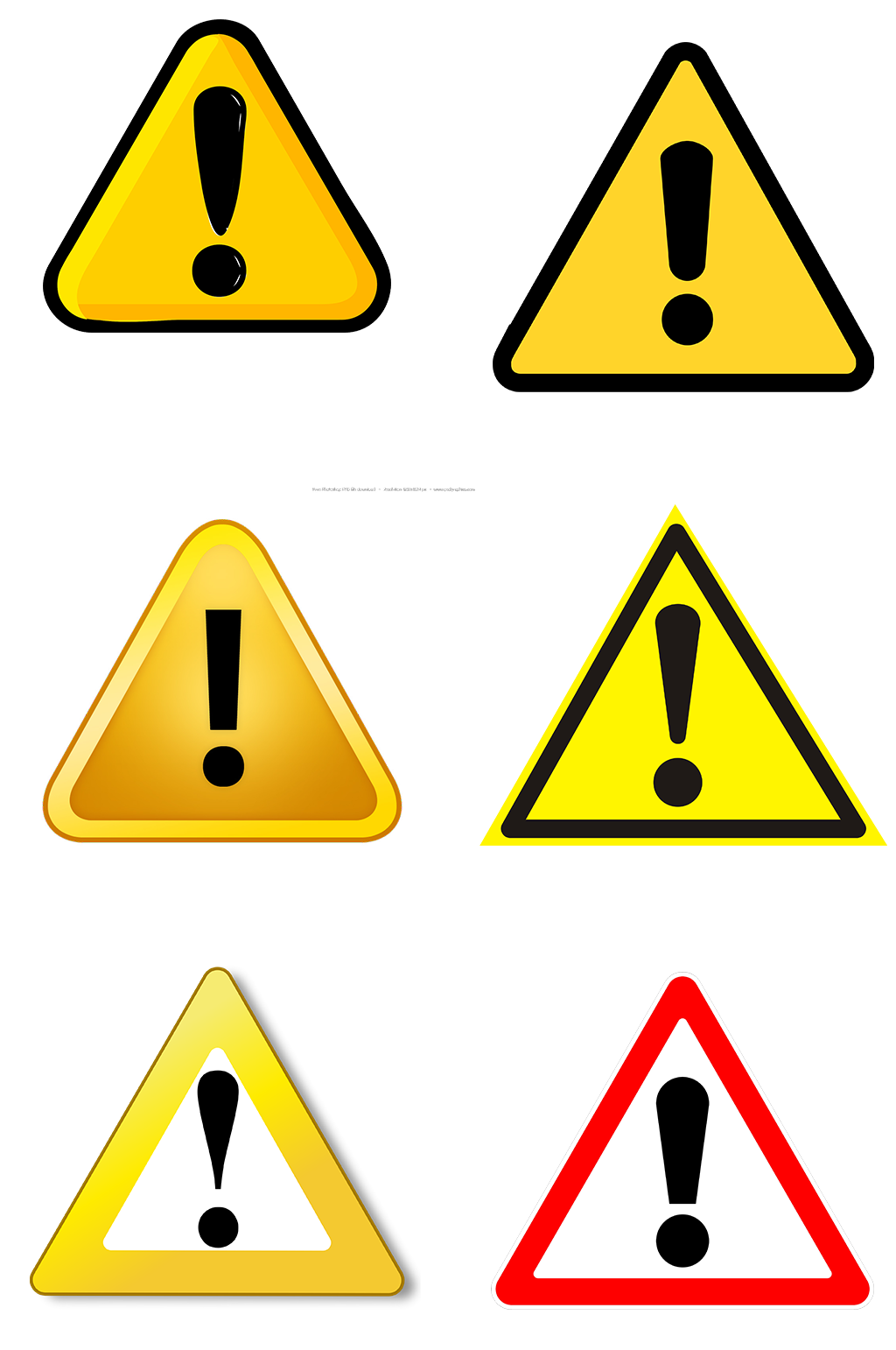 感叹号危险温馨提示警示警告免扣png素材模板下载-编号4462522-众图网