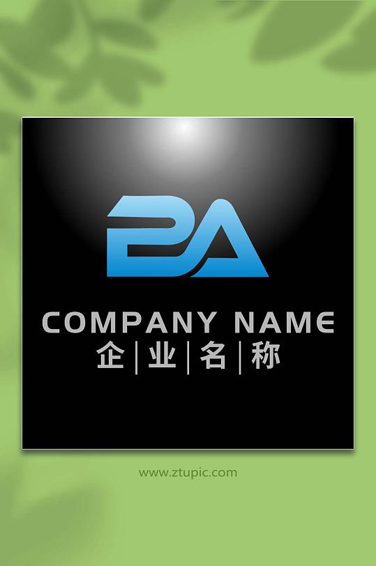 ZA字母标志logo设计