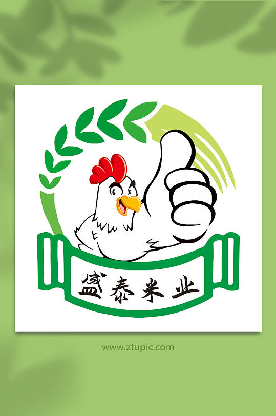 盛泰米业标志logo设计