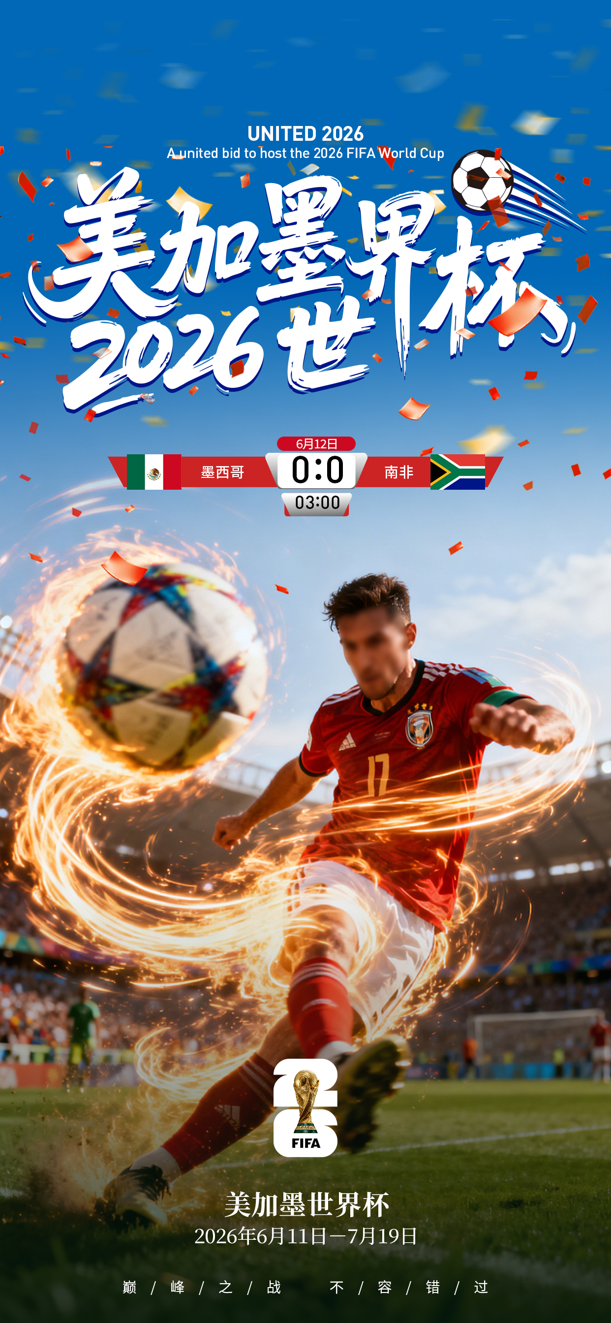 2026美加墨世界杯宣传海报素材