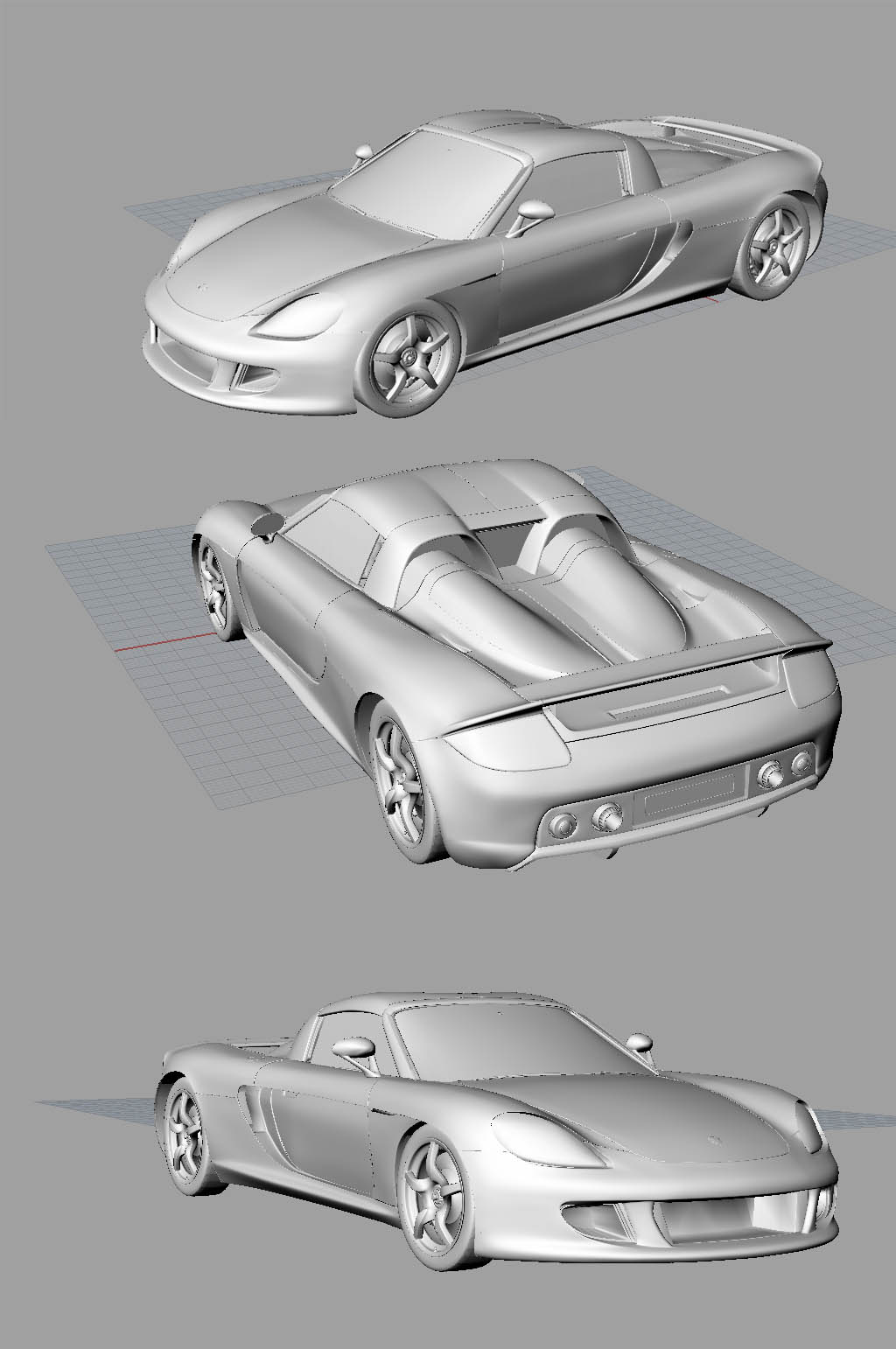 保时捷犀牛模型solidworks汽车模型