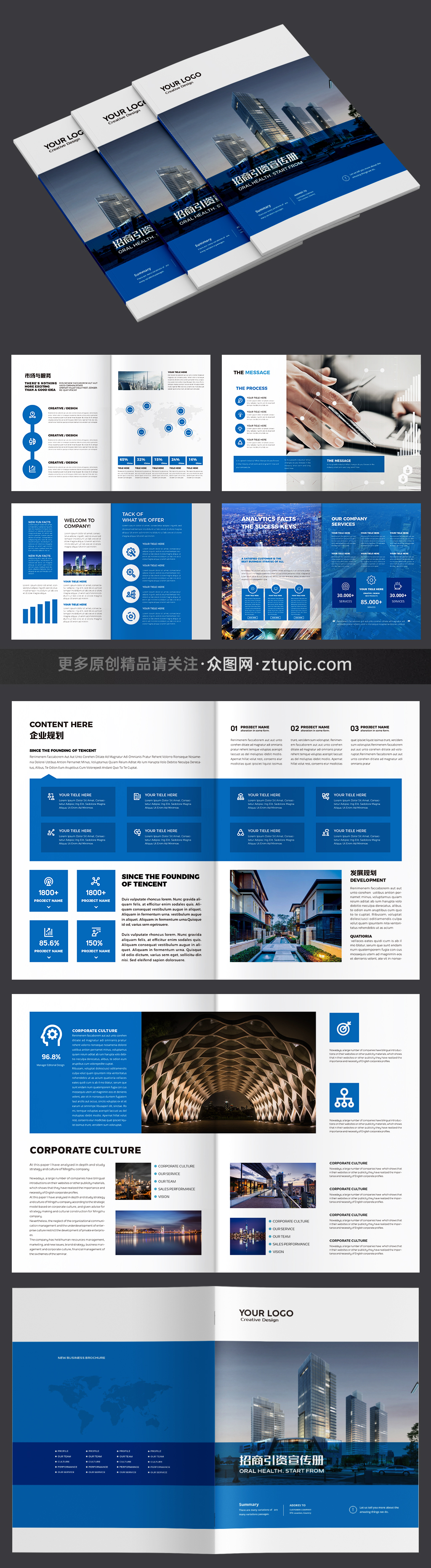 大氣招商畫(huà)冊(cè)企業(yè)宣傳冊(cè)素材