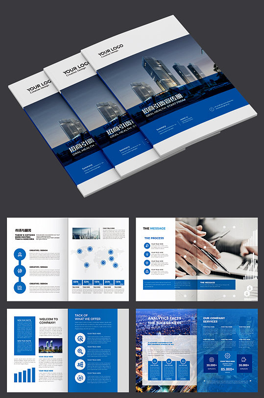 大气招商画册企业宣传册