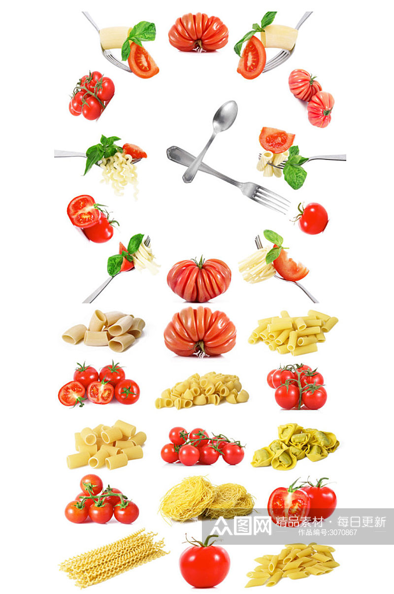 蔬菜水果面食西红柿素材素材