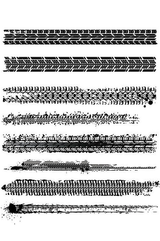 汽车轮胎压痕汽车海报宣传素材