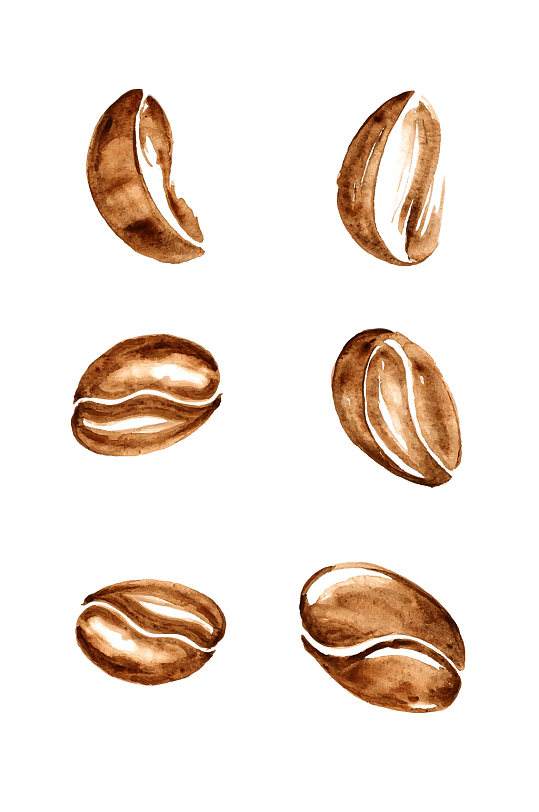 棕色咖啡豆设计元素棕色PPT咖啡