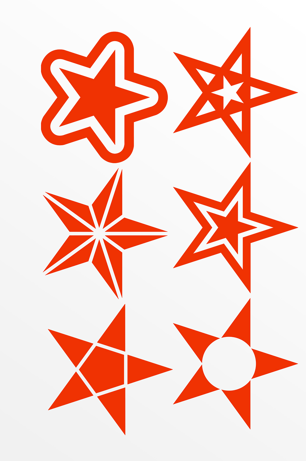 红色五角星国庆节素材