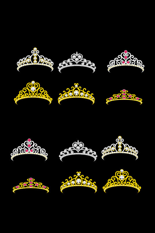 皇冠头饰图片 皇冠头饰素材下载 众图网