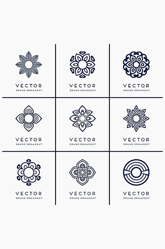 艺术图标集标签部落徽标